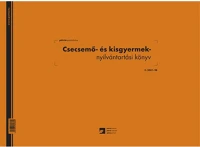 Pátria PATC_3341-28 Csecsemő és kisgyermek nyilvántartó 60 lapos könyv a/3 fekvő kép