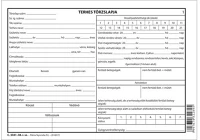 Pátria PATC_3341-38 Terhes törzslap 6 lapos füzet a/5 fekvő kép