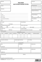 Pátria PATC_3354-6_A Bölcsődei gyermekegészségügyi törzslap 5 lapos garnitúra kép