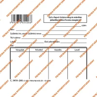 Pátria PATC_3410-268 Onkológiai jelentés szabadlap 120x100 mm kép