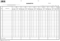 Pátria PATC_60-5 5 napos jelenléti ív szabadlap a/4 fekvő kép