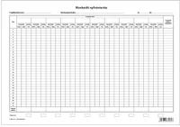 Pátria PATC_60-8 Munkaidő nyilvántartás 420x295 mm kép