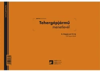Pátria PATD_GEPJ_21_UJ Tehergépjármű menetlevél 100 lapos tömb a/4 fekvő kép