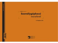 Pátria PATD_GEPJ_36 Személygépkocsi menetlevél 100 lapos tömb a/4 fekvő kép