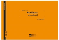 Pátria PATD_GEPJ_41 Autóbusz menetlevél 100 lapos tömb a/4 fekvő kép