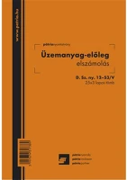 Pátria PATD_SZNY_12-53_V Üzemanyag-előleg elszámolás 25x3 lapos tömb a/5 álló kép