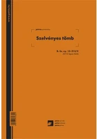 Pátria PPD_SZNY_13-215_V Szelvényes tömb ( 36 szelvényes ) 50x2 lapos tömb a/4 álló kép