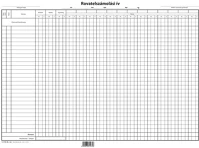 Pátria ROVATELSZÁMOLÁSI ÍV 2 Rovatelszámolási ív 2 lapos garn. a/3 fekvő kép