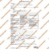 Pátria PATA_3510-40_UJ Betegszállítási utalvány szabadlap a/4 álló kép
