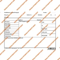 Pátria PATA_3510-63 Nőgyógyászati karton szabadlap a/5 fekvő kép