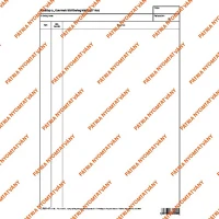 Pátria PATC_3321-67 Betétlap a gyermek tüdőbeteg kórlapjához szabadlap a/4 álló kép