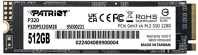 Patriot P320 512gb m.2 2280 nvme p320 kép