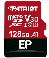Patriot PEF128GEP31MCX Patriot 128GB EP Series microSDXC UHS-I U3 memóriakártya + Adapter kép