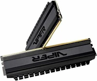 Patriot PVB432G320C6K 32gb 3200mhz ddr4 viper 4 blackout series kit 2x16gb - kép