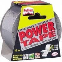 Pattex 06.00094 Ragasztószalag henkel  power tape 50mmx10m ezüst kép