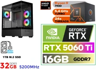 Pcbolt 5060TI 16gb vga+32gb ddr5 ram+1tb ssd kép