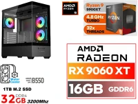 Pcbolt DS284 Gamer pc: amd ryzen 9 5900xt  16 magos cpu+ amd radeon rx 9060xt 16gb vga kép