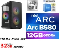 Pcbolt I5 6 magos cpu 12. generáció + intel arc b580 12gb vga+ 32gb ddr4 ram kép
