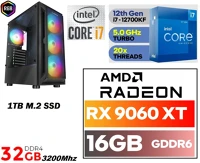 Pcbolt I7 12MAGOS 12700KF CPU+AMD Radeon RX9060XT 16GB VGA+ 32GB DDR4 RAM+1TB SSD kép