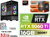 Pcbolt RTX 5060TI 16gb vga+32gb ddr4 ram+1tb ssd kép
