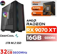 Pcbolt RX 9070XT 16gb vga+32gb ddr5 ram+1tb ssd kép