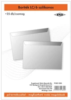 Pd 2326812 Boríték  lc/6 szilikonos 114x162 mm 25 db/csomag kép