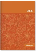 Pd PPP4114-1765 Határidőnapló period intensive b/6 heti narancs lakk papír 2025 kép