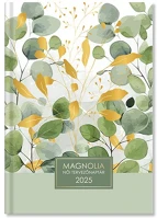 Pd PPP4114-1784 Határidőnapló period magnólia b/6 napi női tervező leaf 2025 kép