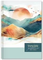 Pd PPP4114-3069 Tanári zsebkönyv pd 2025-2026 papír sunset kép