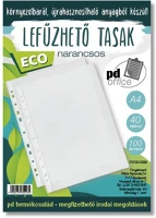 Pd FE 20 440 1/00 Lefűzhető tasak pd eco a/4 40 mic. narancsos átlátszó szegéllyel 100 db kép