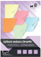 Pd TR_5X20 Másolópapír színes pd clairefontaine a/4 80g vegyes pasztell színek 5x20 kép