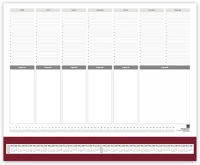 Pd PATP4080-0358 Könyöklő 59x41 bordó 2026 kép