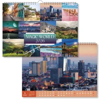 Pd PATP4111-0212 Naptár fali pd magic world 30x42 cm 2026 kép