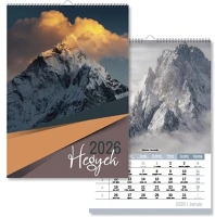 Pd PATP4111-0213 Naptár fali pd hegyek 21x30 cm 2026 kép