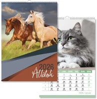 Pd PATP4111-0215 Naptár fali pd állatok 30x42 cm 2026 kép