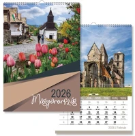 Pd PATP4111-0217 Naptár fali pd magyarország 30x42 cm 2026 kép