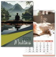 Pd PATP4112-5415 Naptár fali pd meditáció 30x42 cm 2026 kép