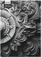 Pd PATP4114-1926 Határidőnapló period deluxe a/5 napi rosetta papír 2026 kép