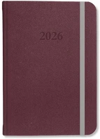 Pd PATP4114-1936 Határidőnapló period velour a/5 napi gumis lila 2026 kép