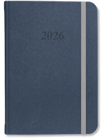 Pd PATP4114-1979 Határidőnapló period velour b/5 heti gumis kék 2026 kép