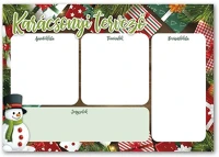 Pd PATP4114-2725 Karácsonyi tervező  500x350 mm kép