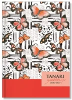 Pd PATP4114-3083 Tanári zsebkönyv pd 2026-2027 papír butterflies kép