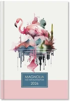 Pd PATP4114-4535 Határidőnapló period magnólia b/6 napi női tervező flamingo 2026 kép