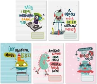 Pd PPP1111-1807 Füzet  nagyalakú kockás monsters 2023 kép