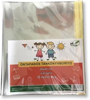 Pd PATP0019-0243 Tankönyvborító pd 25x45 cm öntapadós pp 0,07 mm 10 ív/csom víztiszta kép