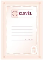 Pd PPP1020-1107 Oklevél pd a/4 álló címeres v. kép