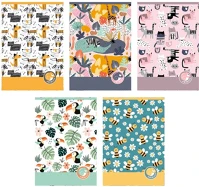 Pd PPP1111-1929 Füzet pd kisalakú 32 lapos kockás animals 2024 kép