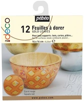Pébéo 094217 Kreatív füstfólia  14x14 cm 1 metálarany kép