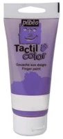 Pébéo 633419 Kreatív ujjfesték  tactilcolor 80 ml lila kép