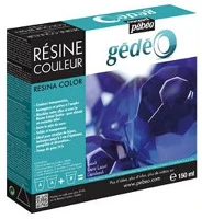 Pébéo 766151 Kreatív kristály gyanta  gédéo színezett 150 ml kék lapiz kép
